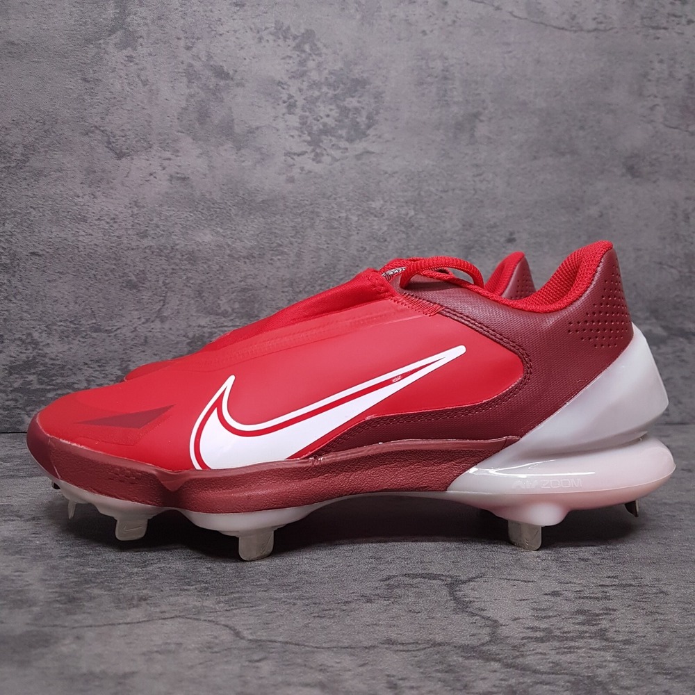 NIKE Force Zoom Trout 8 Pro Baseball Cleats Mens 8 University Red‎ CZ5915-616